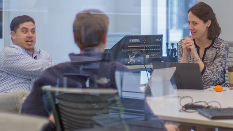 Booz Allen employees in Seattle, WA, office