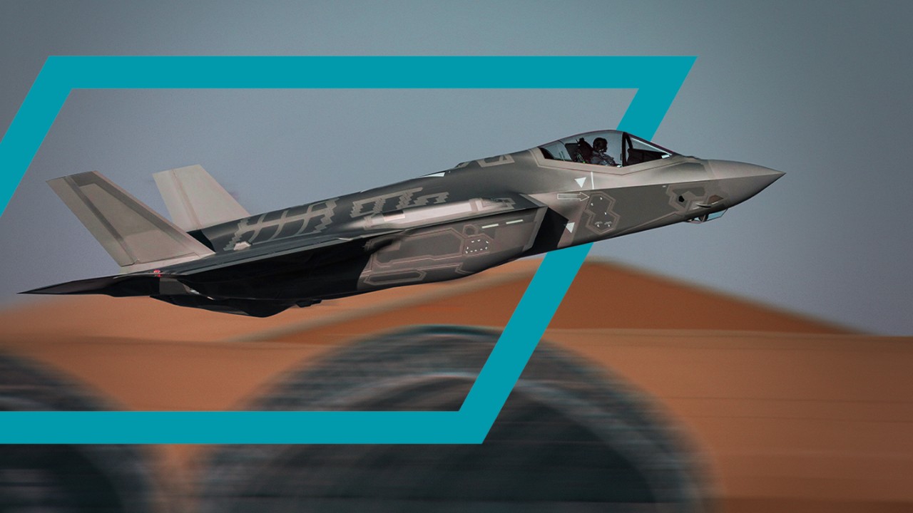 fighter jet taking off