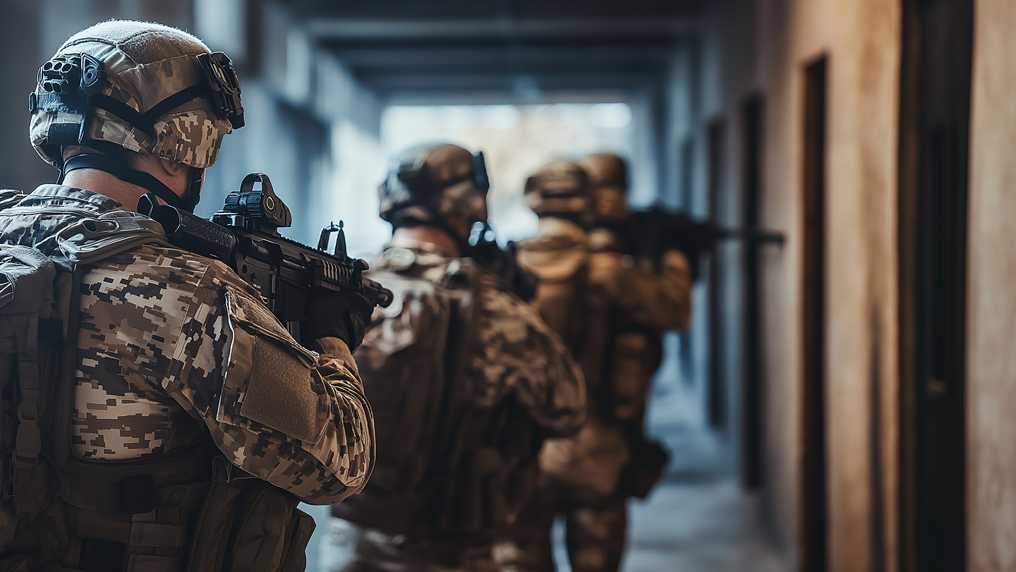 Personnel using AI equipment
