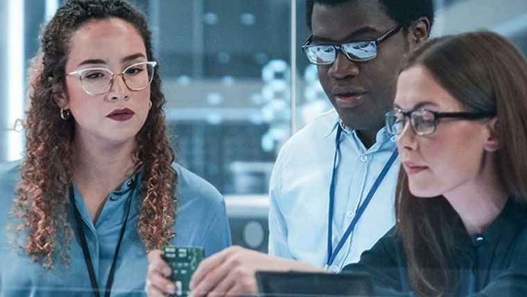 partners working in tech
