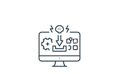 Threats from unmanaged endpoints icon