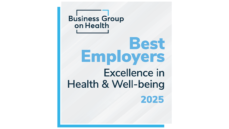 Business Group on Health Excellence in Health and Wellbeing badge